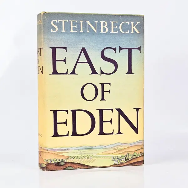 1952 first-edition dust jacket of East of Eden by John Steinbeck